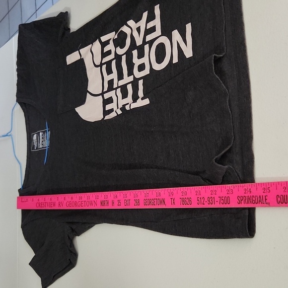 The North Face Womens Shirt Size S Heather Dark Gray - Picture 5 of 8